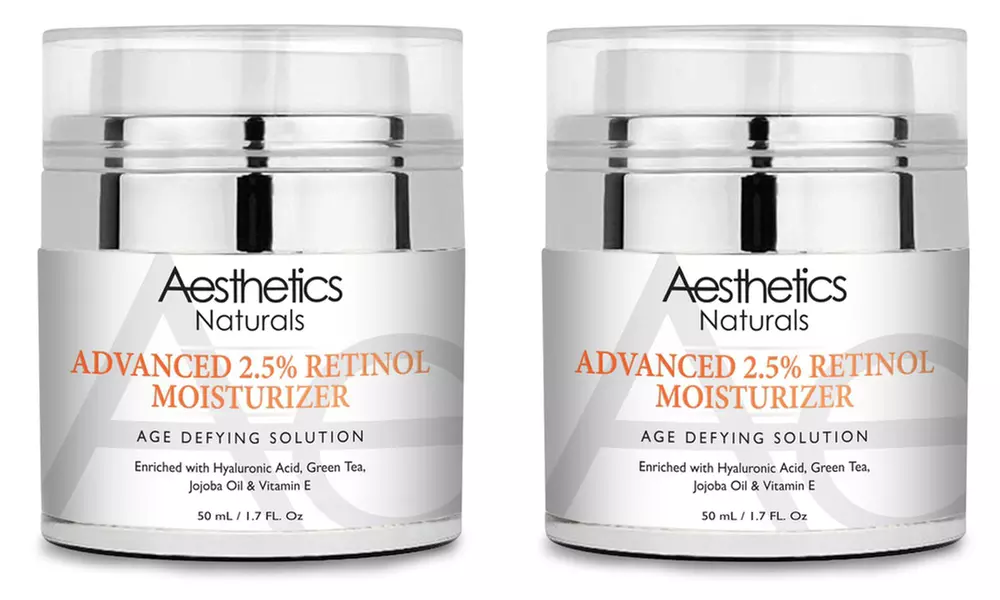 Aesthetics Naturals Retinol 2.5% Anti-Aging Cream 1.7Oz - 1, 2, or 3 Pack Option