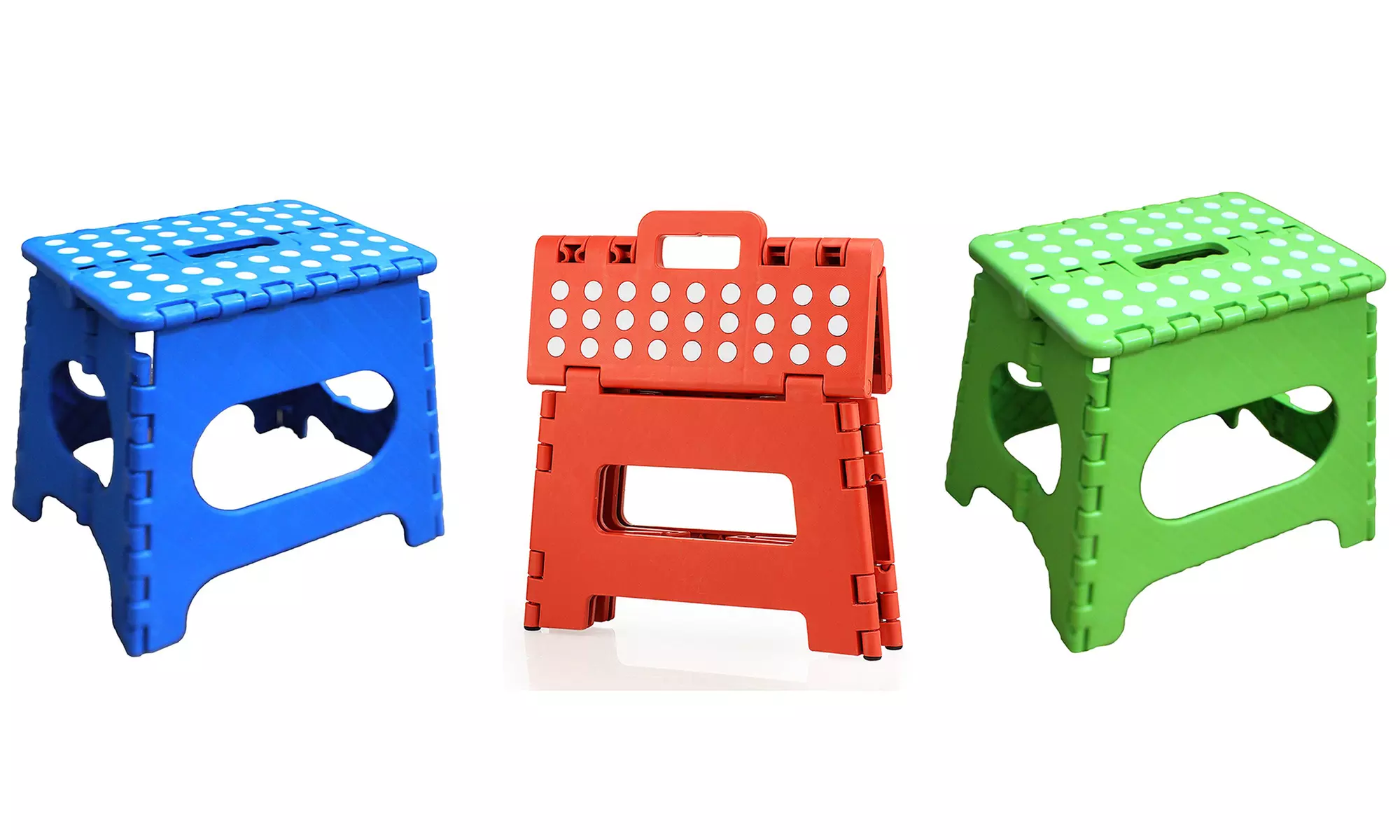 Slip-Resistant Colorful Step Stools (9- or 12-inch) - Primary Image