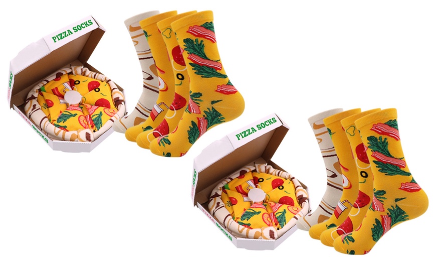 Image 6: Pizza Socks in a Box