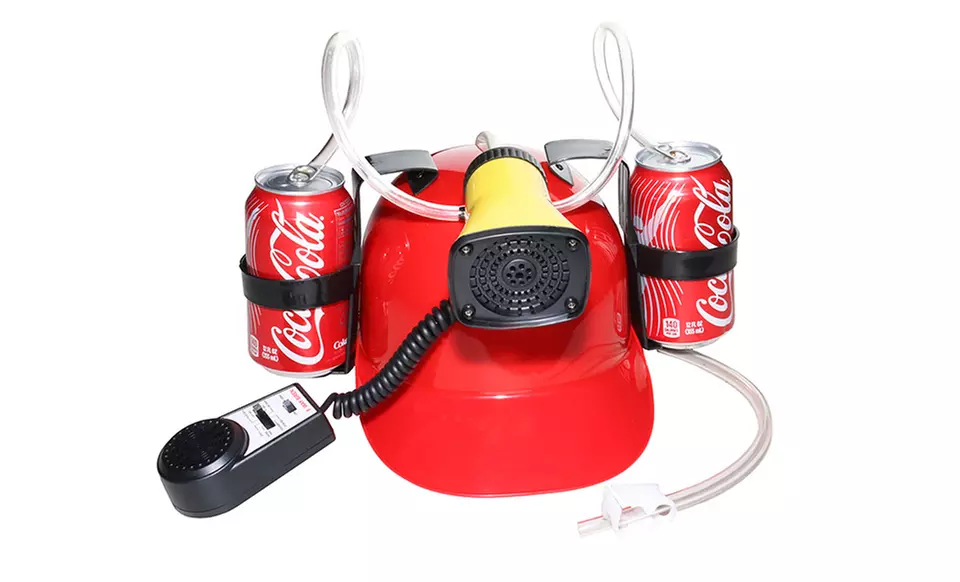 Helmet Hard Hat Can Holder or Handheld Megaphone/Bullhorn with Siren - Second Medium