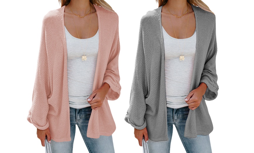 Image 17: Women's Loose Fit Cardigan