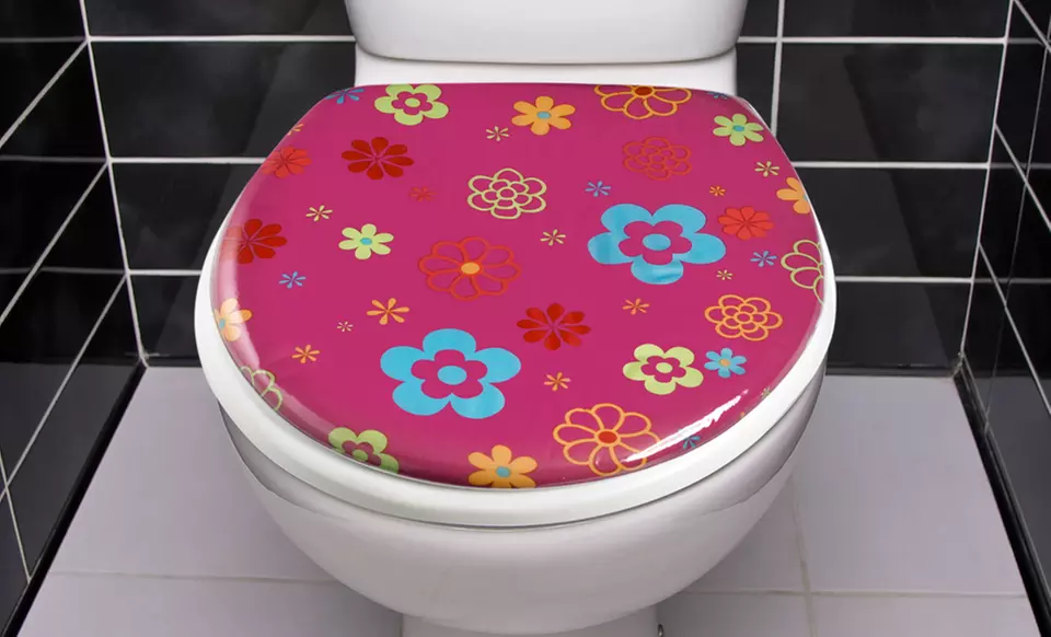 Soft Toilet Seats with Decorative Lids. Multiple Designs Available. - Second Medium