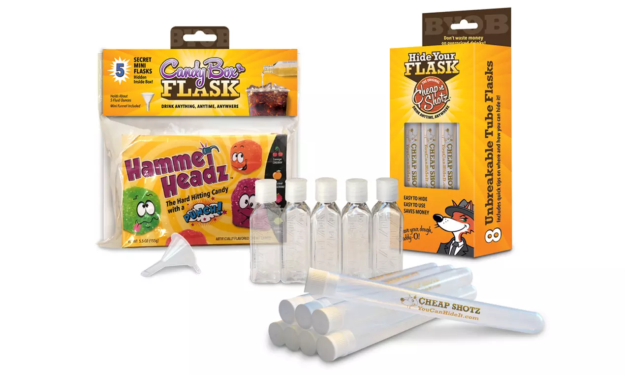 You Can Hide It Discreet Flask Bundles. Multiple Options Available. - Primary Image