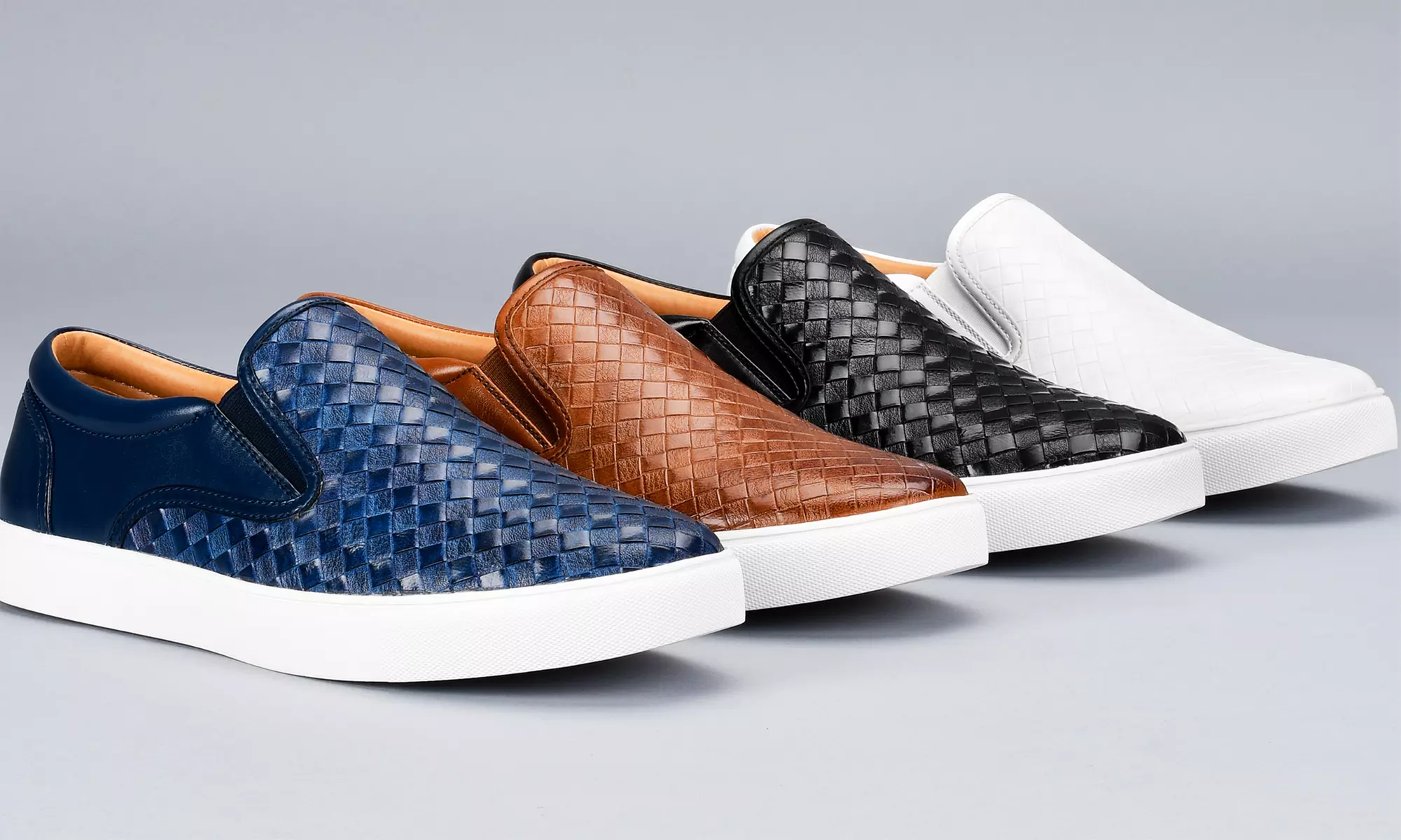 Harrison Echo Men's Woven Slip-on Sneakers (Sizes 10 & 12) - Primary Image