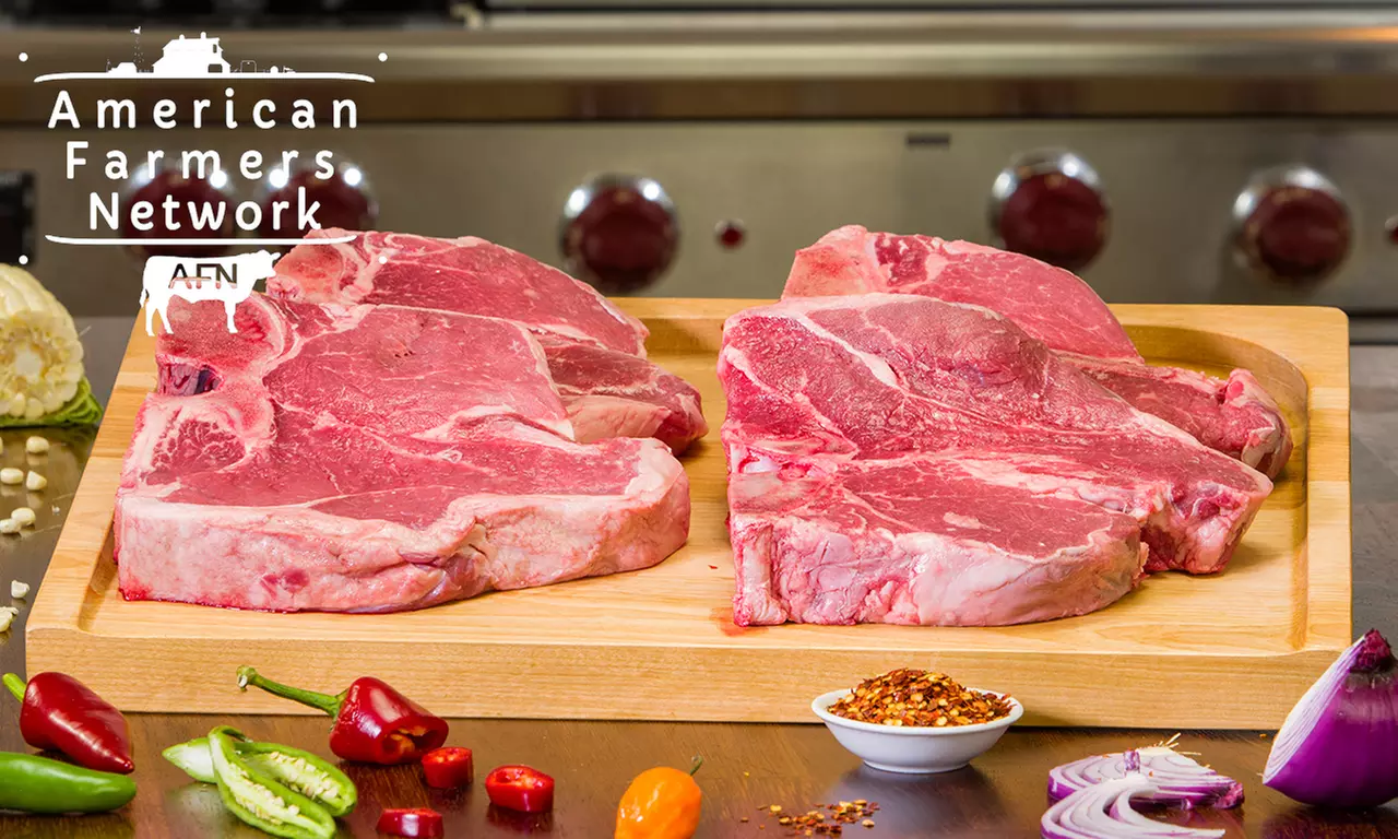 Grass-Fed Organic Steak Samplers with Free Shipping from American Farmers Network ( 64% Off ) - Primary Image