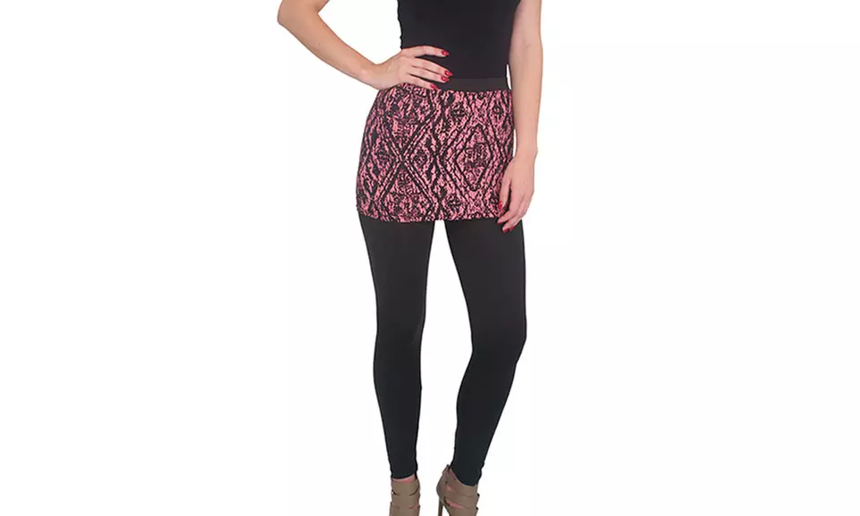 Magid Plus Size Mini Skirt Leggings - Primary Image