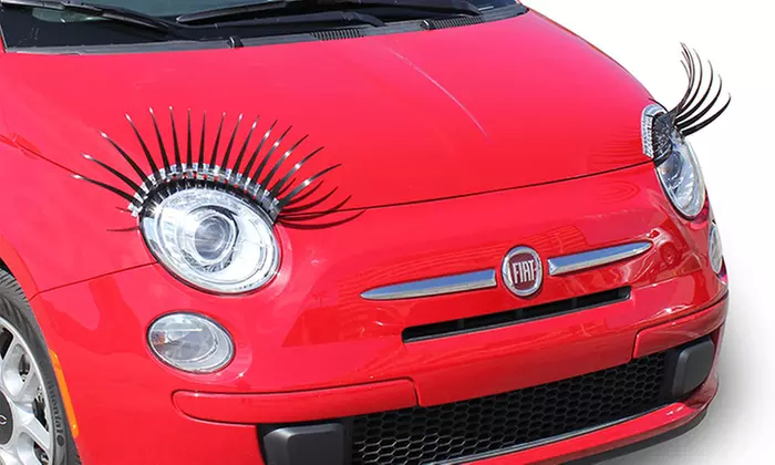 Headlight Eyelashes from CarLashes (50% Off). Two Options Available. - Primary Image
