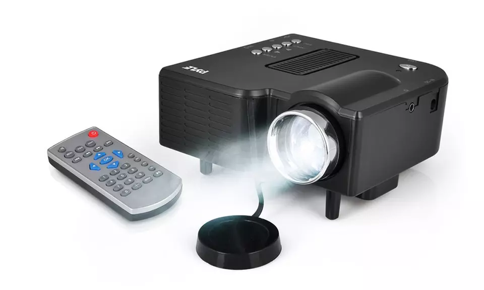 Pyle Mini Compact Gaming Projector with 1080p Support and USB/SD Card Reader - Primary Image
