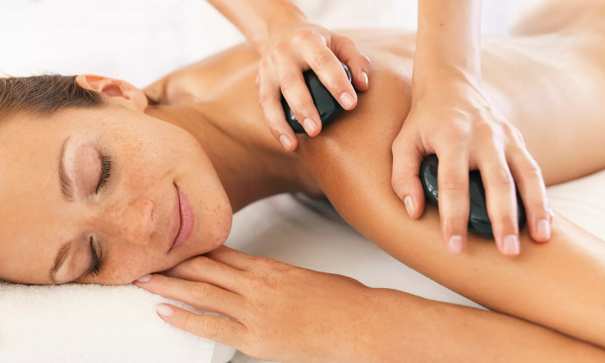 Massages with Aromatherapy or Hot Stone at Spa Soleil Massage (Up to 34% Off). Four Options Available. - Primary Image