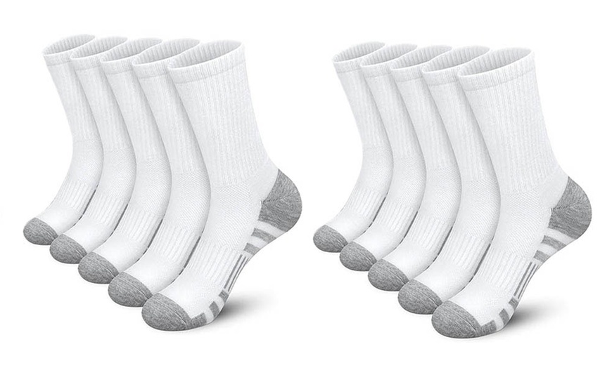 Image 7: 1, 5 oder 10 Paar lange Sportsocken