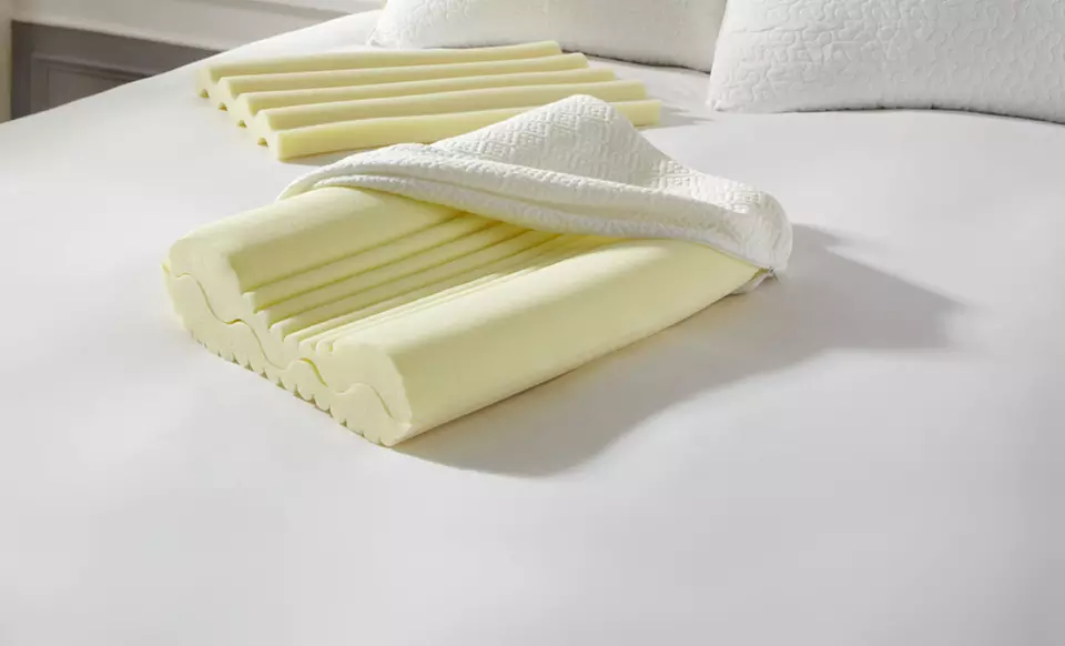 Ideal Comfort Adjustable Memory Foam Contour Pillow 2-Pack - Second Medium