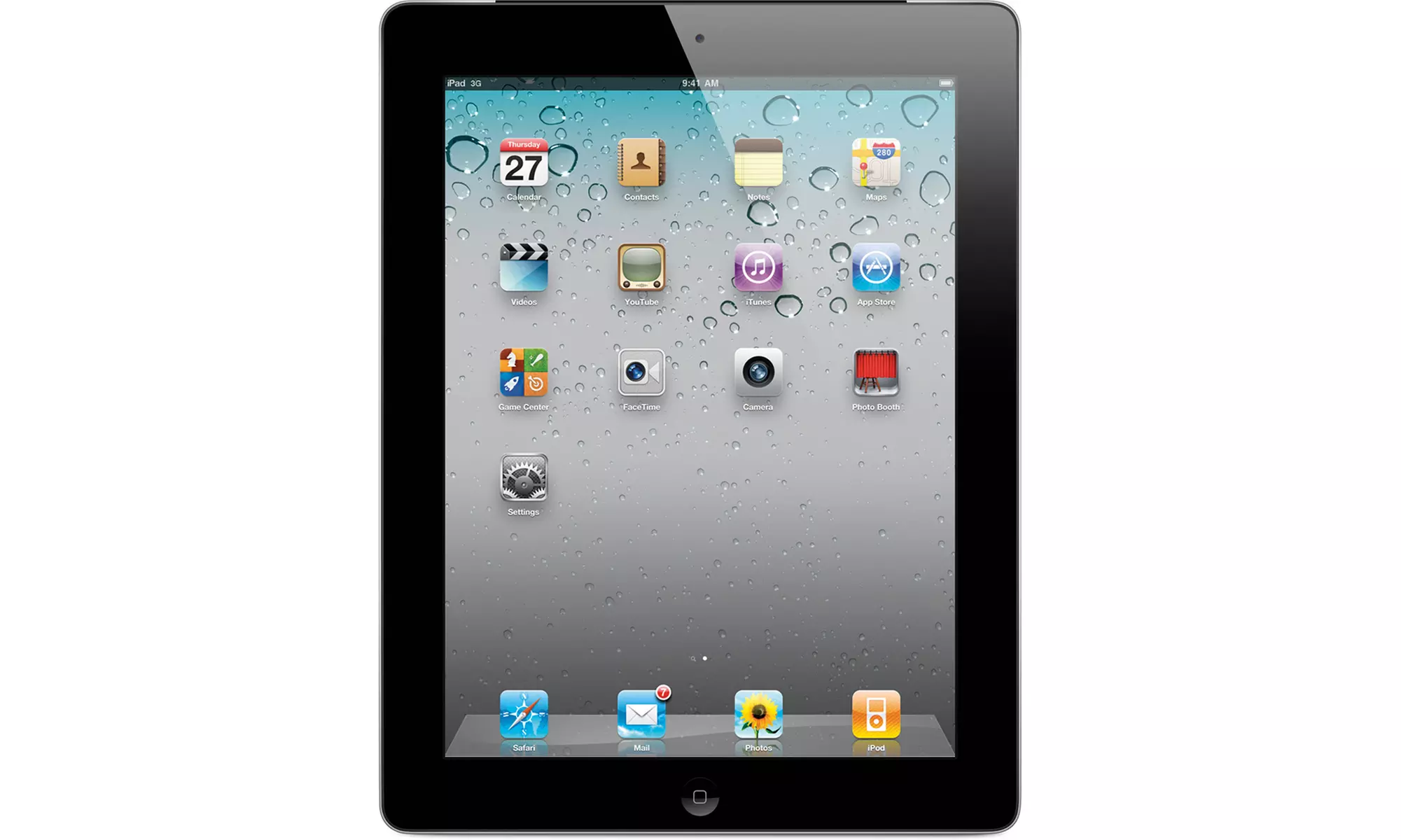 Apple iPad 2 16GB WiFi Tablet with 9.7" Display and Skin on Back Panel (Refurbished)  - Primary Image