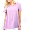 Image 4: Reflection Women's Round Neck Scallop Blouse. Plus Sizes Available.