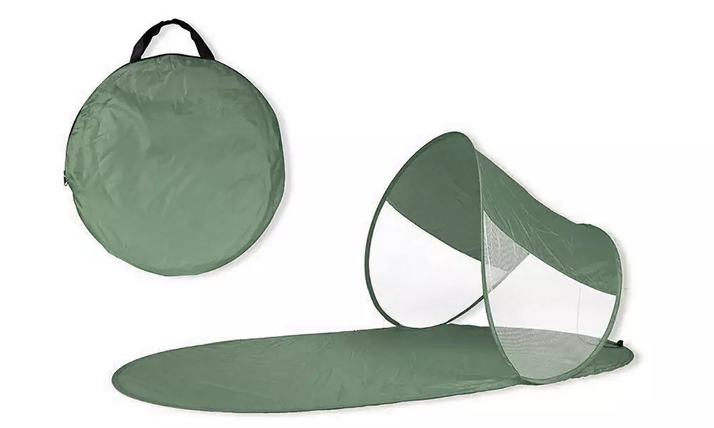 Esterilla de playa con parasol en color aleatorio