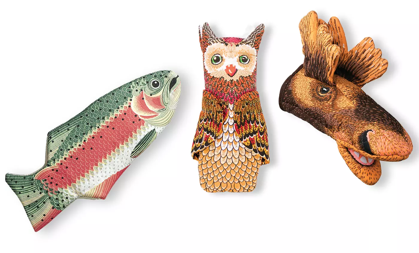 Boston Warehouse Animal Oven Mitts - Primary Image