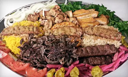 Mediterranean Food and Drinks at Ali Baba Family Restaurant (Up to Half Off). Two Options Available. - Primary Image