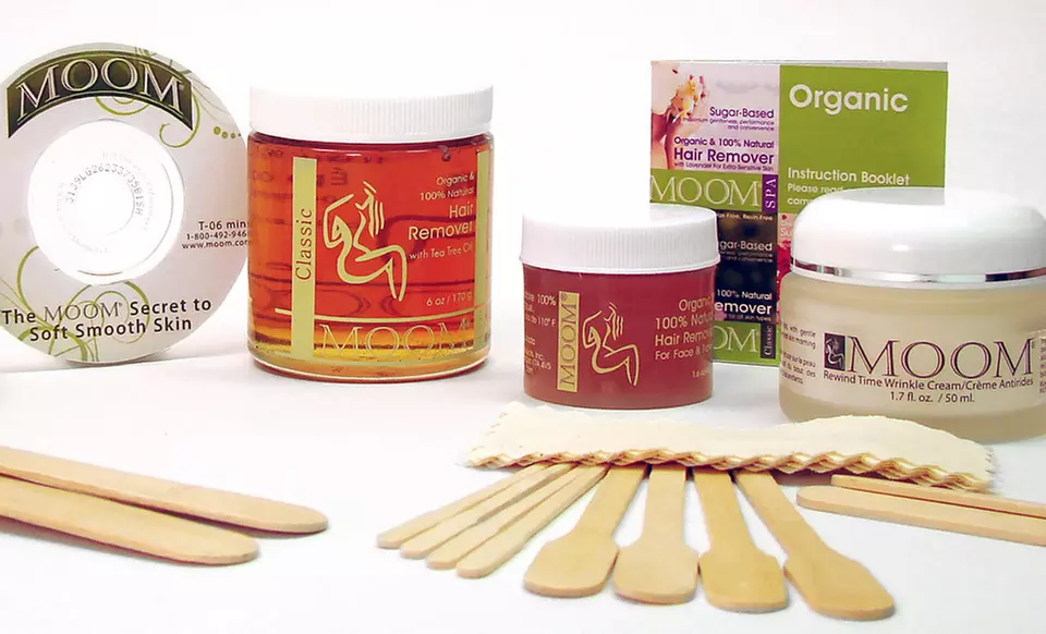 $29.99 for a Moom Complete Organic Hair-Removal System ($99.95 List Price). Free Shipping. - Primary Image