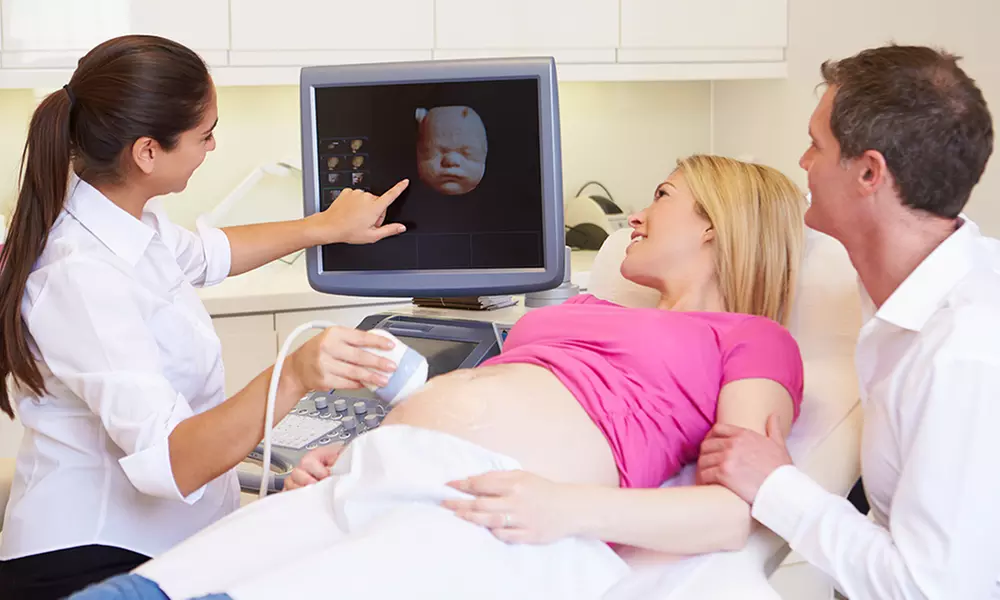 HD 3D/4D Baby Scan with Two Prints, Online Access to All Images and a DVD at Your Baby Scan - Primary Image