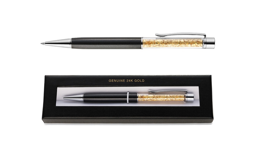 Image 4: 24Ct Gold Leaf Pen in Gift Box