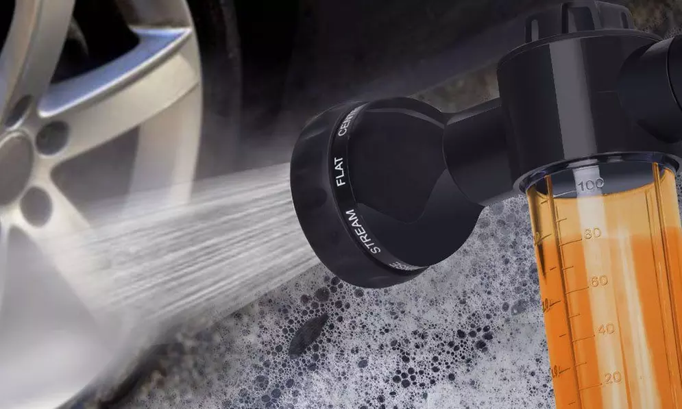 Car Wash Foam Sprayer Nozzle Hose Attachment Gun with Adjustable Spray Patterns - Second Medium