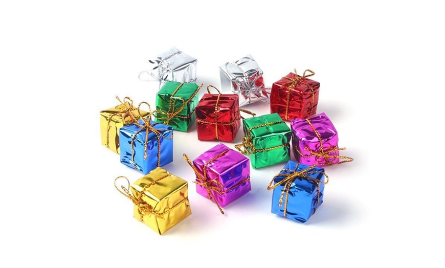 Image 2: Christmas Mini Gift Boxes Hanging Decorations