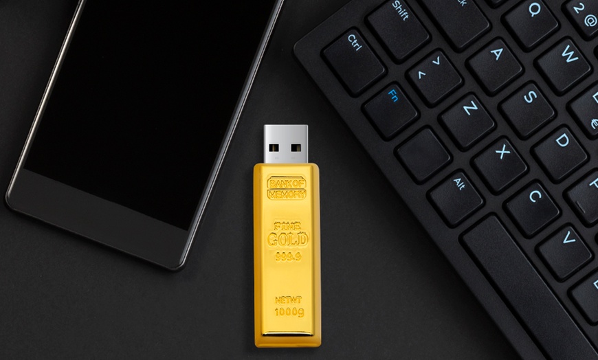 Image 3: 16GB Gold Bar USB Stick
