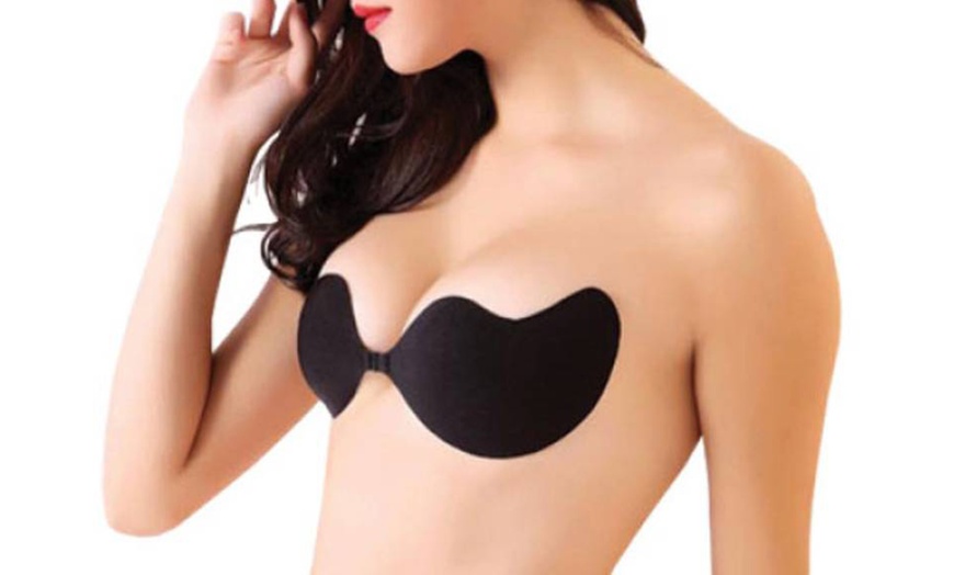 Image 3: One or Two Invisible Adhesive Push-Up Bras