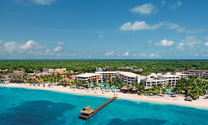 3- or 5-Night Adults-Only All-Inclusive Secrets Aura Cozumel Stay with ...