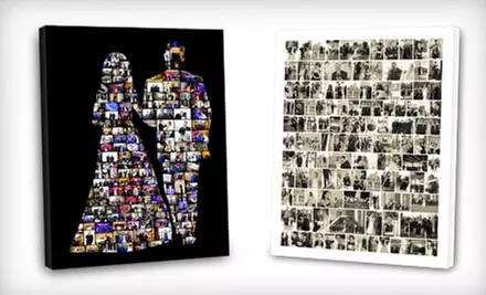 $45 for a 16"x20" Customizable Collage Canvas ($105.97 Value). Shipping Included. - Primary Image
