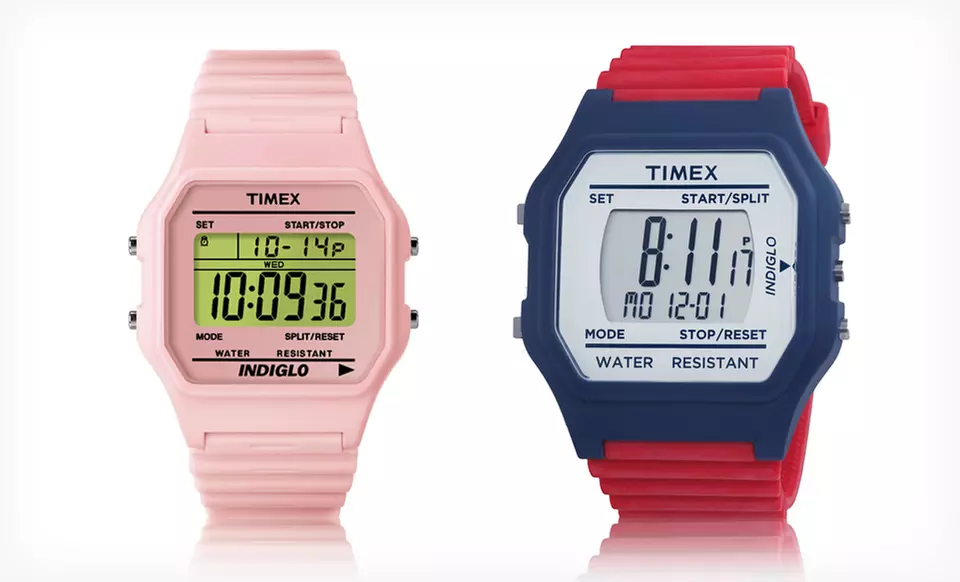 $9.99 for a Unisex Timex Retro 80 Watch (Up to $65 List Price). Multiple Colors and Styles Available. Free Returns. - Second Medium
