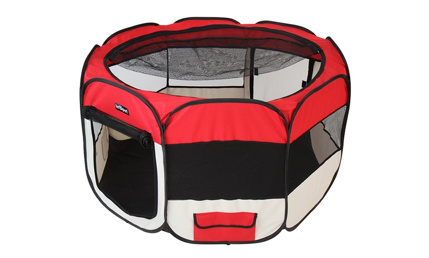 Image 17: Fabric Pet Playpen