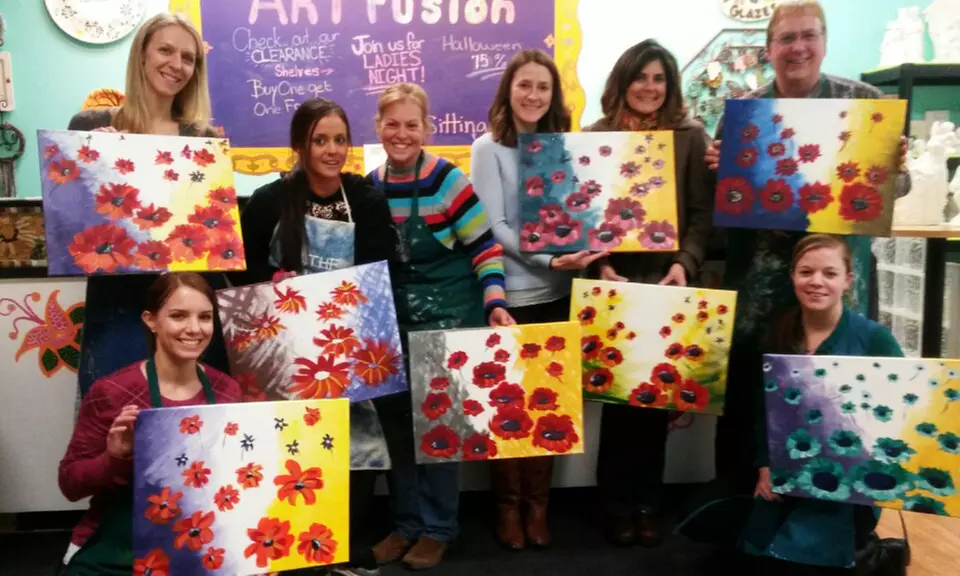 Paint Night for One, Two, or Four at Art Fusion (Up to 51% Off) - Primary Image
