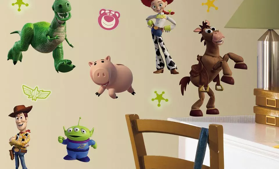Toy Story 3 Glow-In-the-Dark Wall Decals or Customizable Toy Story Buzz Wall Decals - Primary Image