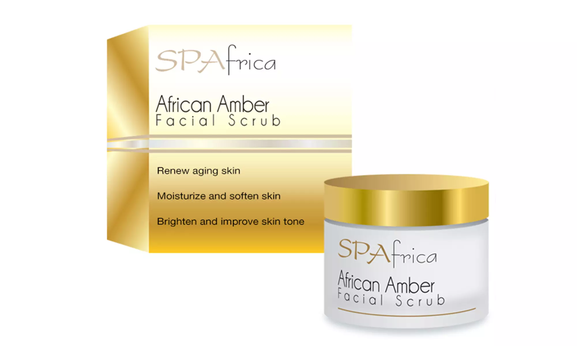 SPAfrica Natural Skincare African Amber Face Scrub - Primary Image
