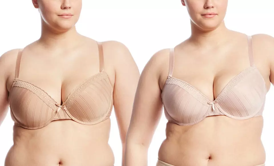 2-Pack of Body Embrace Plus-Sized Bras | Brought to You by ideel - Primary Image