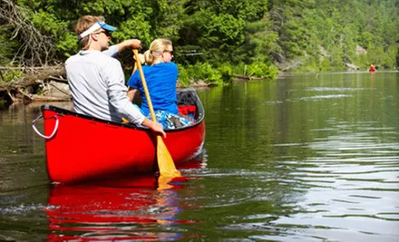 Canoe Rental for Two or Raft Rental for Five from Twin Rivers Canoe Rentals in Eureka (Up to 58% Off) - Primary Image