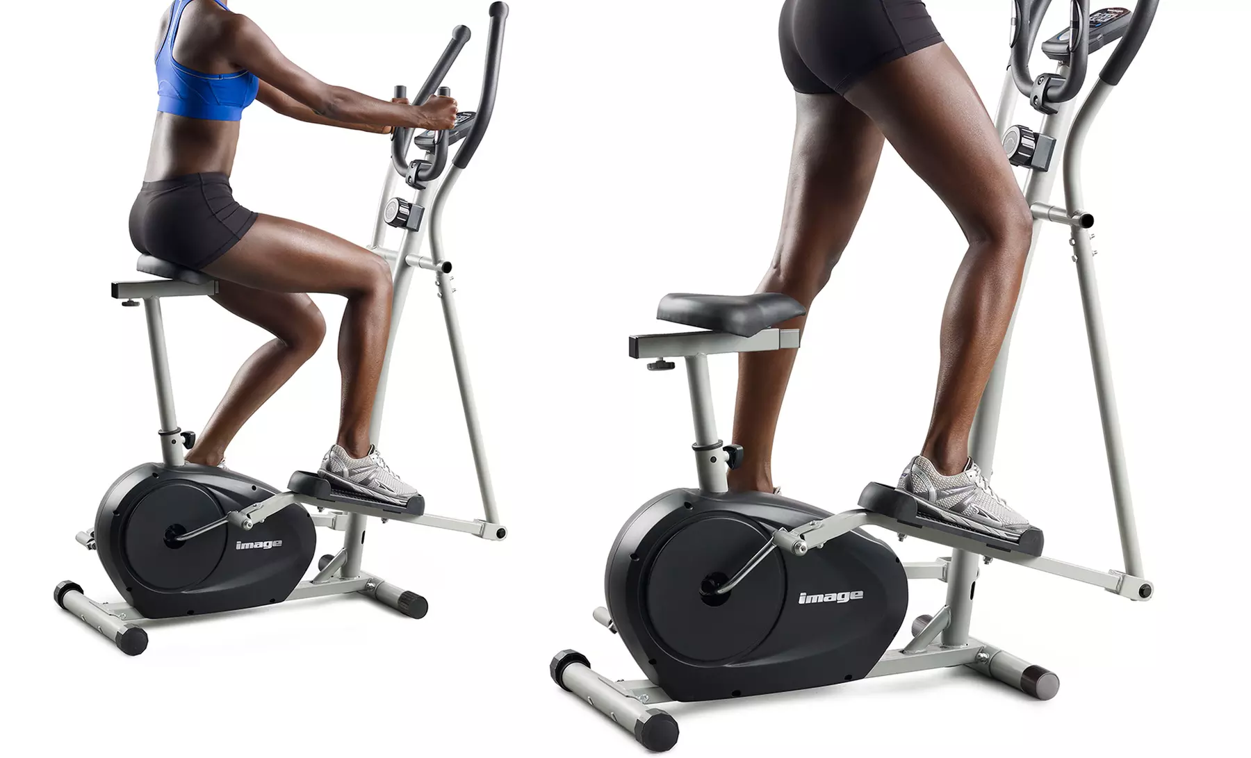 Image 2-in-1 Elliptical Trainer and Upright Bike (IMEL02013) - Second Medium