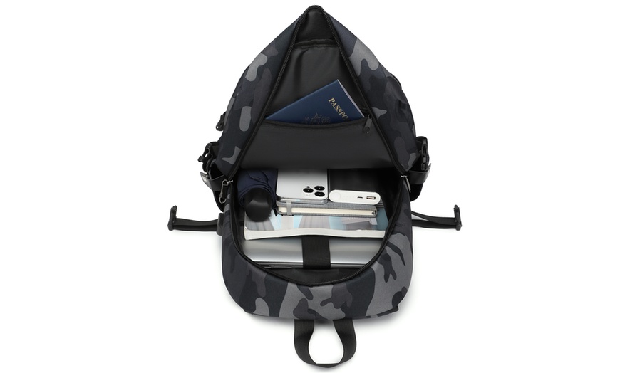 Image 18: Kono Rucksack mit USB-Ladeanschluss