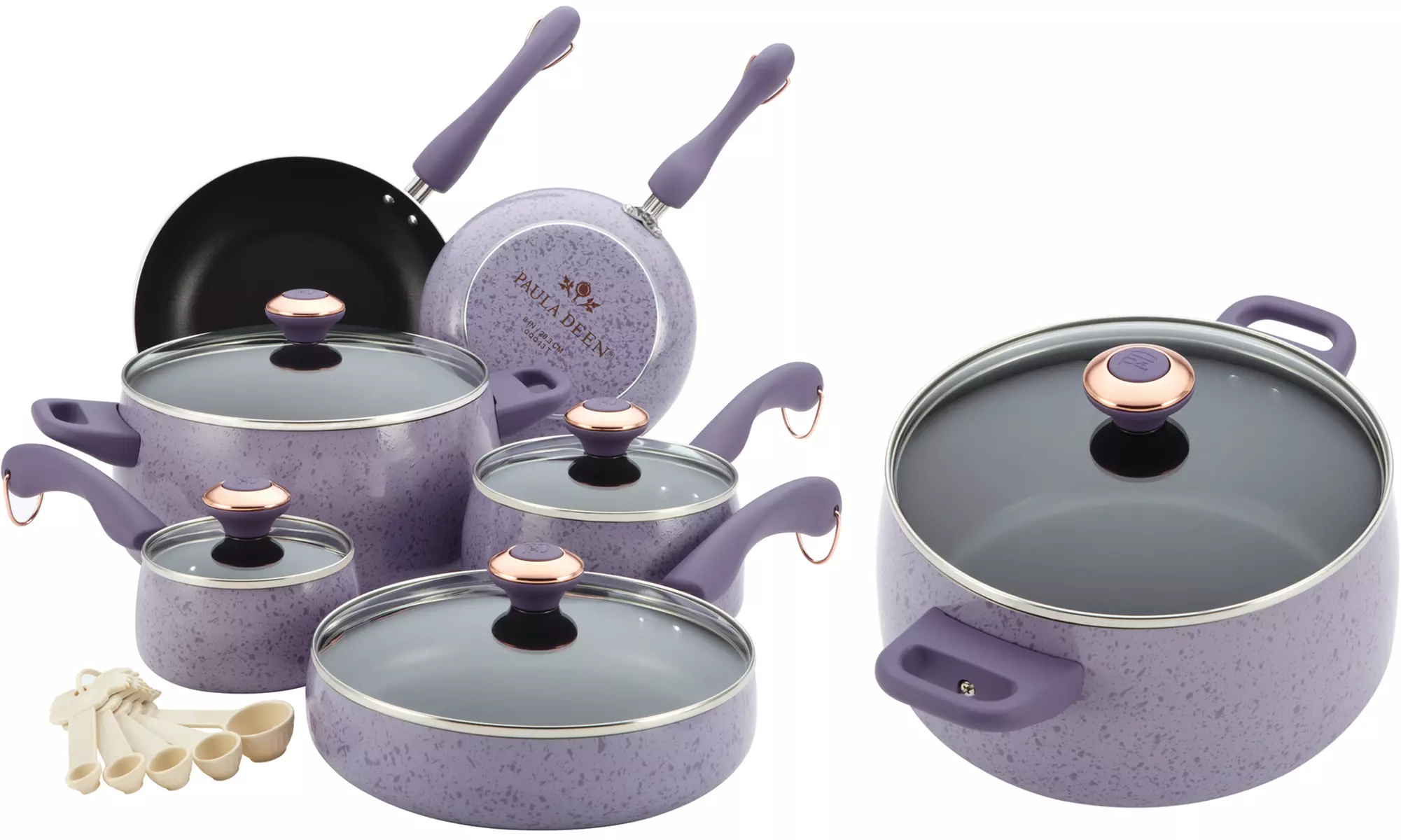 Paula Deen Signature Collection Porcelain Cookware Set (15-Piece) - Primary Image