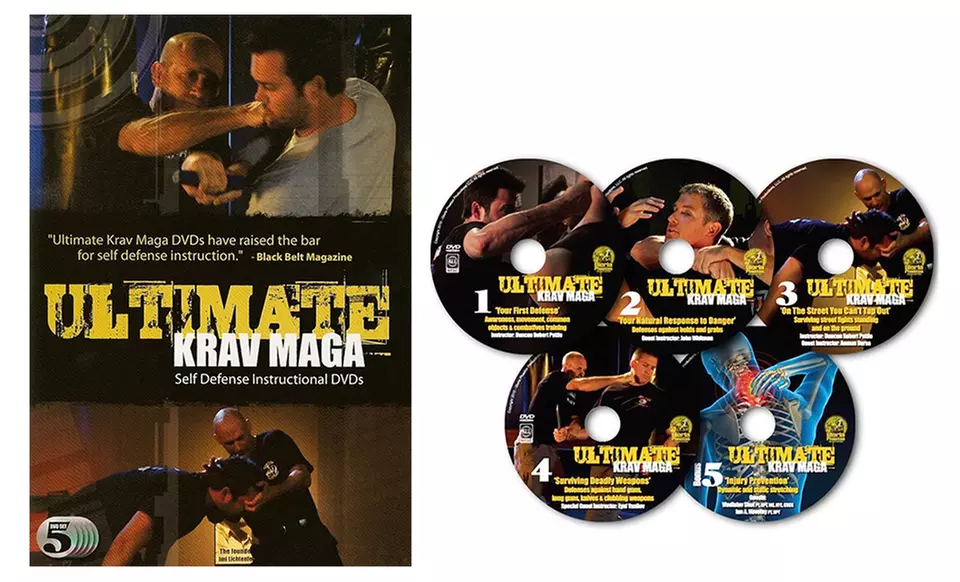 Ultimate Krav Maga Self-Defense Instructional Set (5-DVD Bundle) - Primary Image
