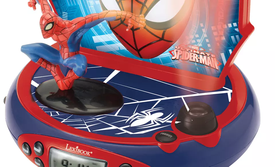 Ultimate Spider-Man Projection Alarm Clock. Free Returns. - Second Medium