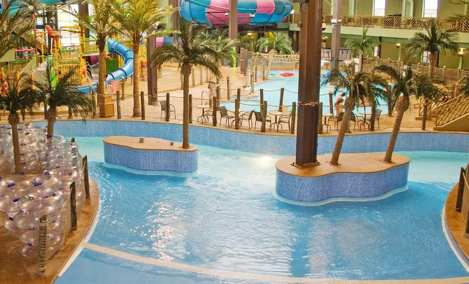 1-Night Stay with Six Water Park Passes and Family Dinner at Maui Sands Resort & Indoor Waterpark in Sandusky, OH - Second Medium