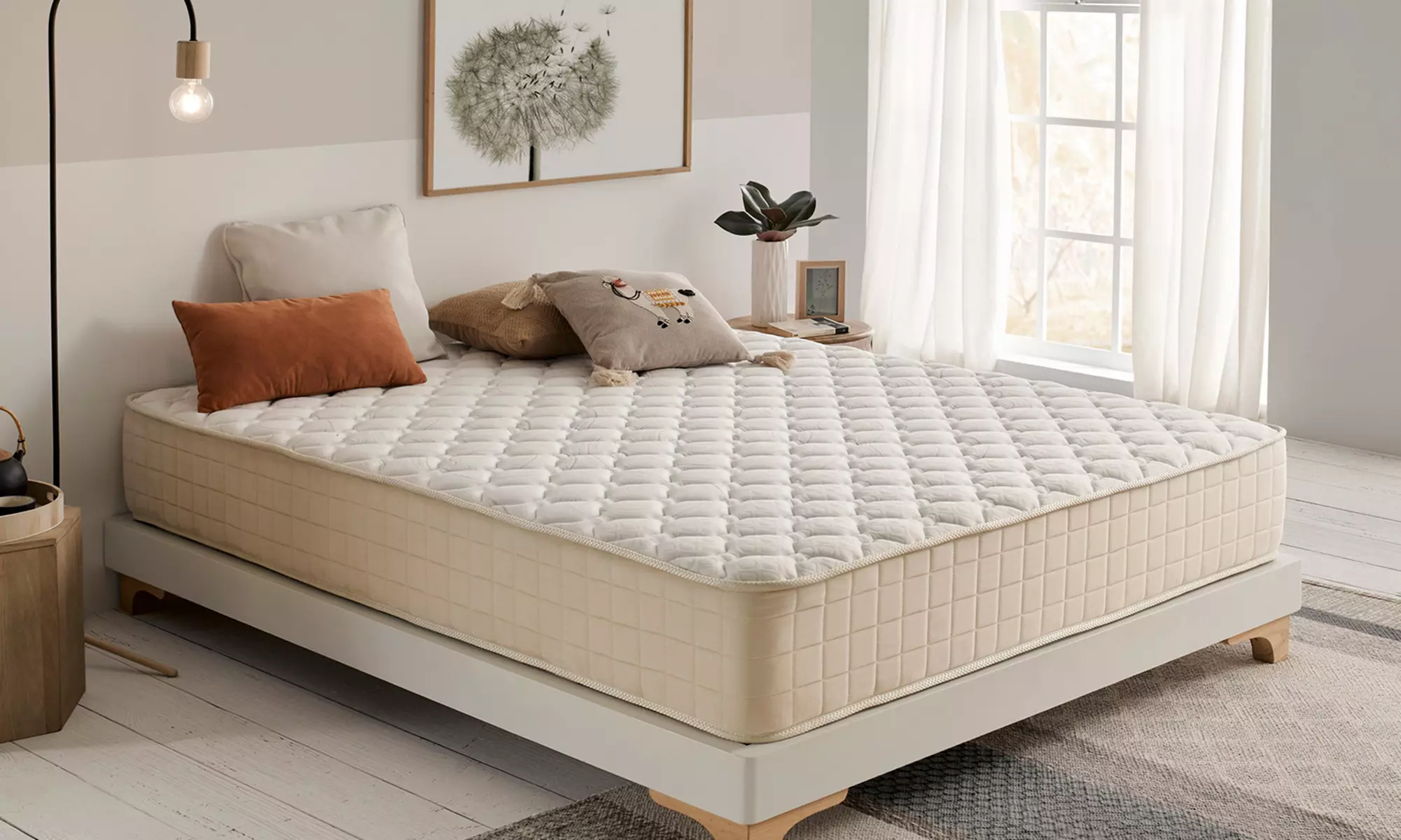 Visco-Gel-Matratze mit 12 Zonen