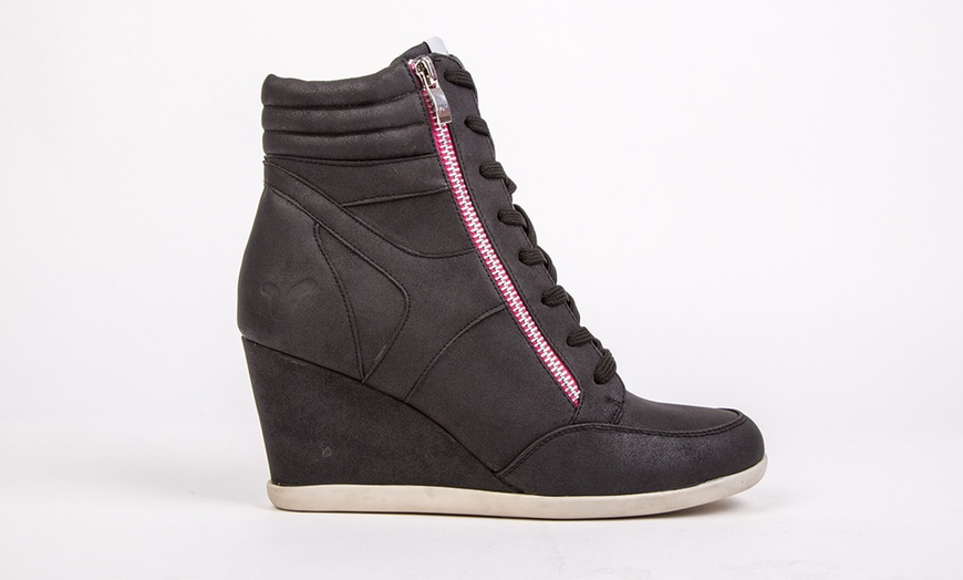 Image 3: Ladies' Voi Wedge Trainers