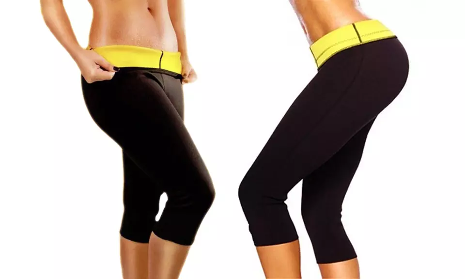 Women's Slimming Thermal Capri Pants - Primary Image