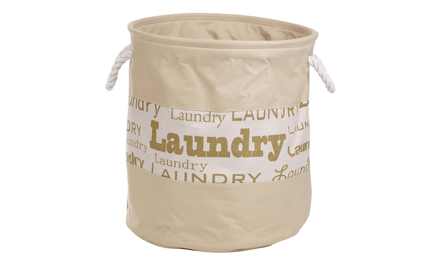 Image 1: Laundry Bag With Rope Handles