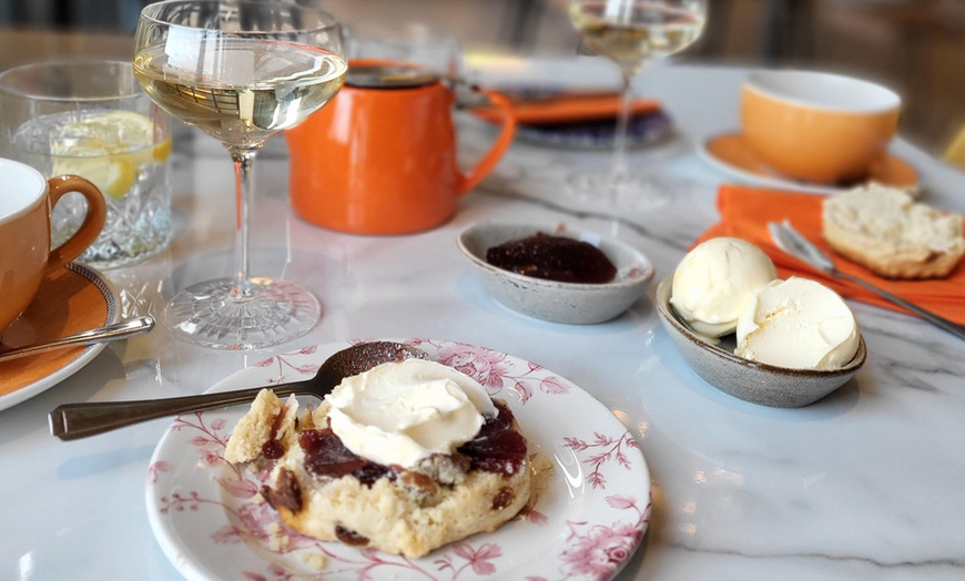 Image 1: Traditional Afternoon Tea with Glass of Prosecco for Up to Four People