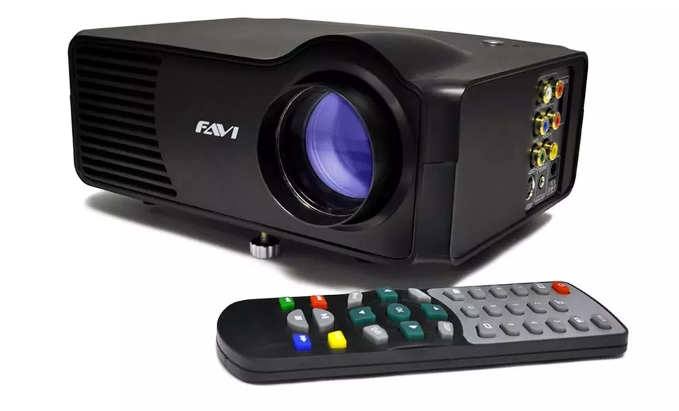 Favi LED Gaming Projector with Remote Control. Free Returns. - Primary Image