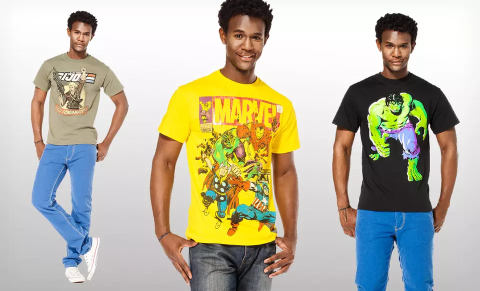 Men's Movie-Themed Tees or Hoodies (Up to 71% Off). Multiple Styles. Free Shipping on Orders of $15 or More. - Primary Image