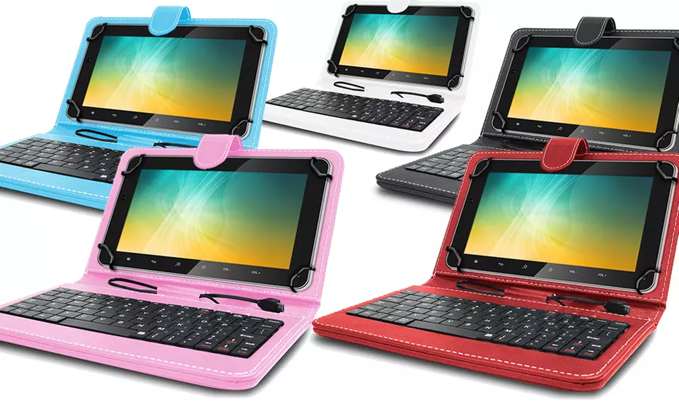 Impecca Mini Keyboard Case and Stand for Most 7" Tablets - Primary Image